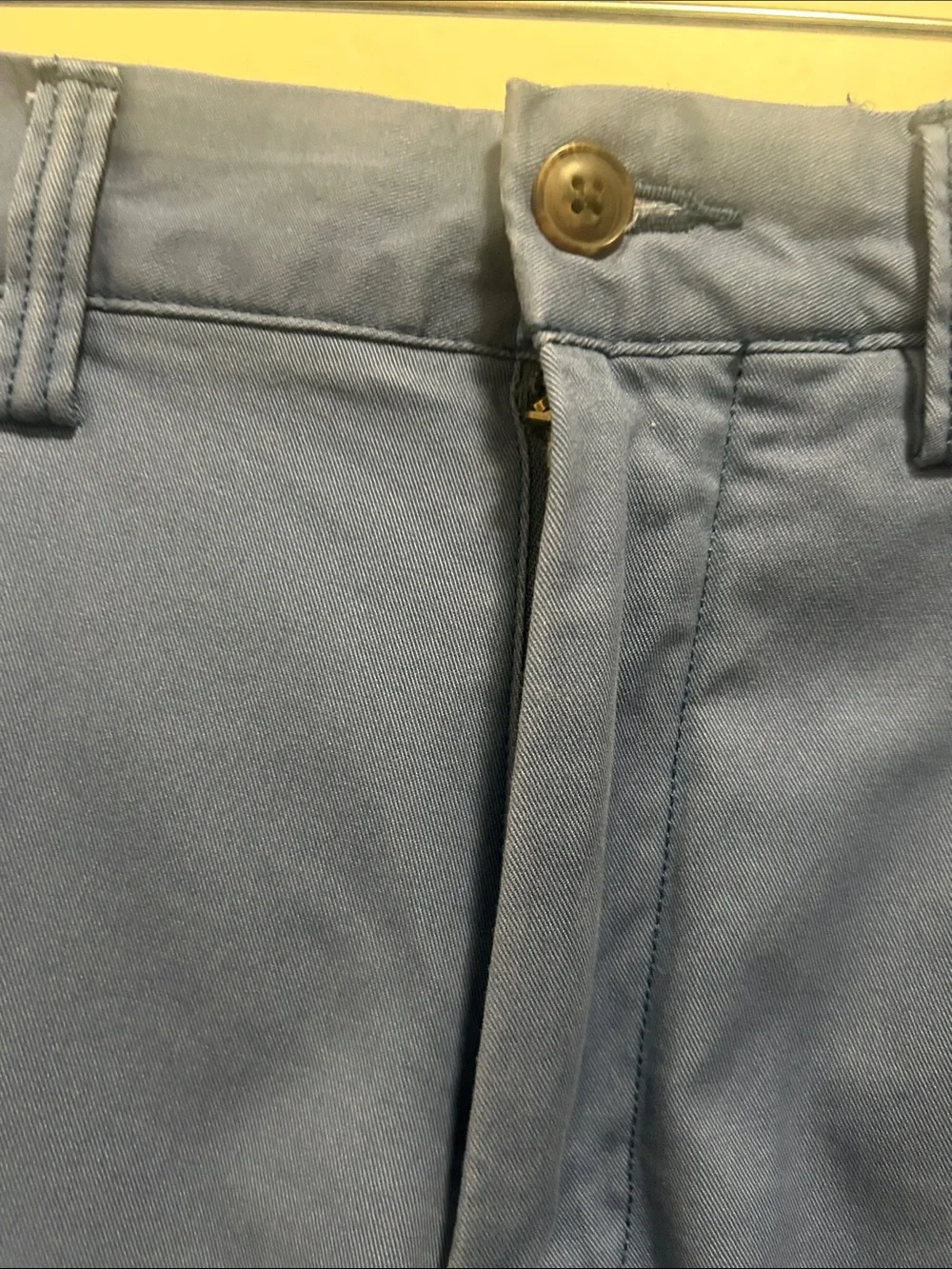 Polo by Ralph Lauren Light Blue Flat-Front Chino Shorts